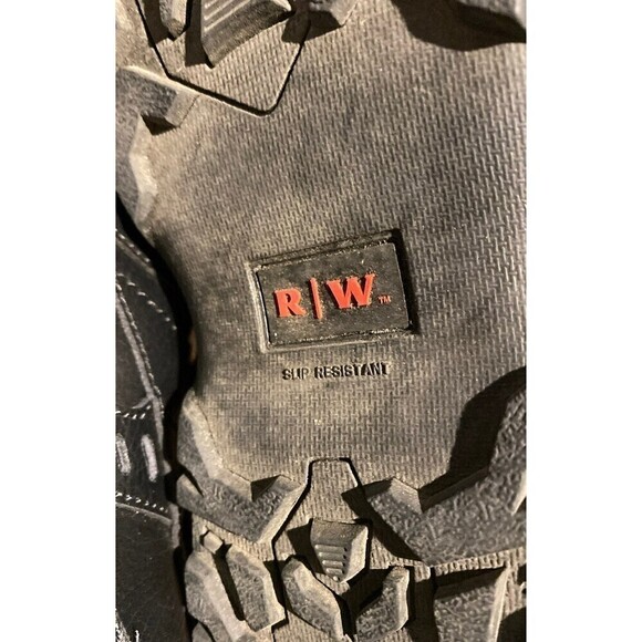 Red Wing Shoes Mens Black Waterproof Work Boots Size 11 H - Picture 8 of 9